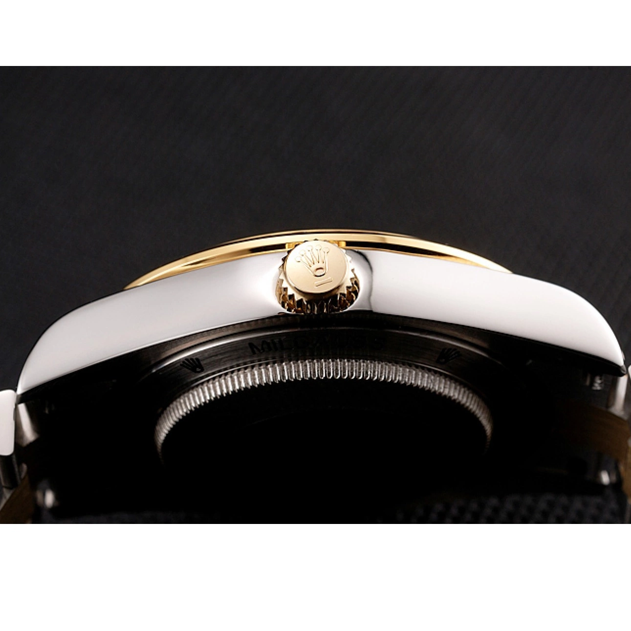 Aaa replica watch And 1454105 Two Bracelet Swiss Tone Rubies Dial Rolex Day-Date Diamonds Black 0814